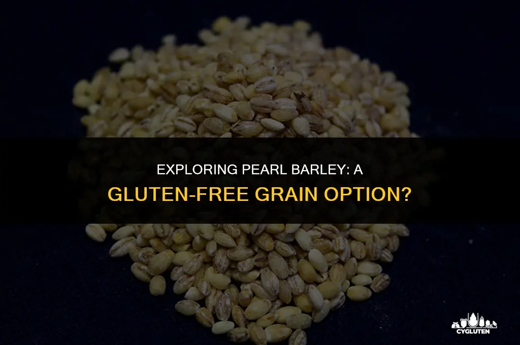 has pearl barley got gluten in it