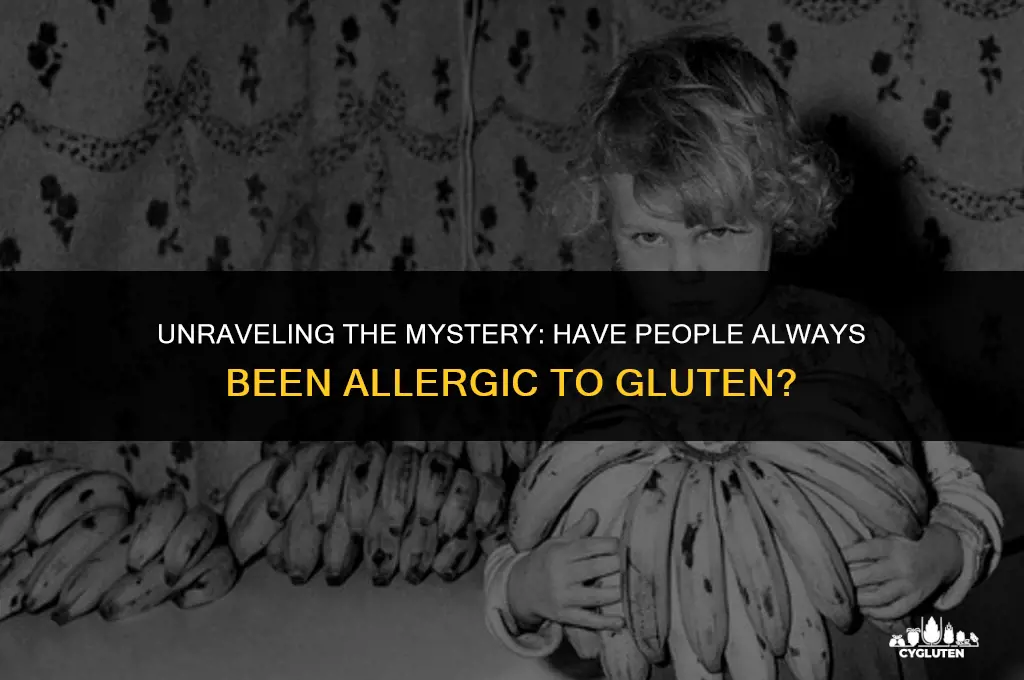 have people always been allergic to gluten
