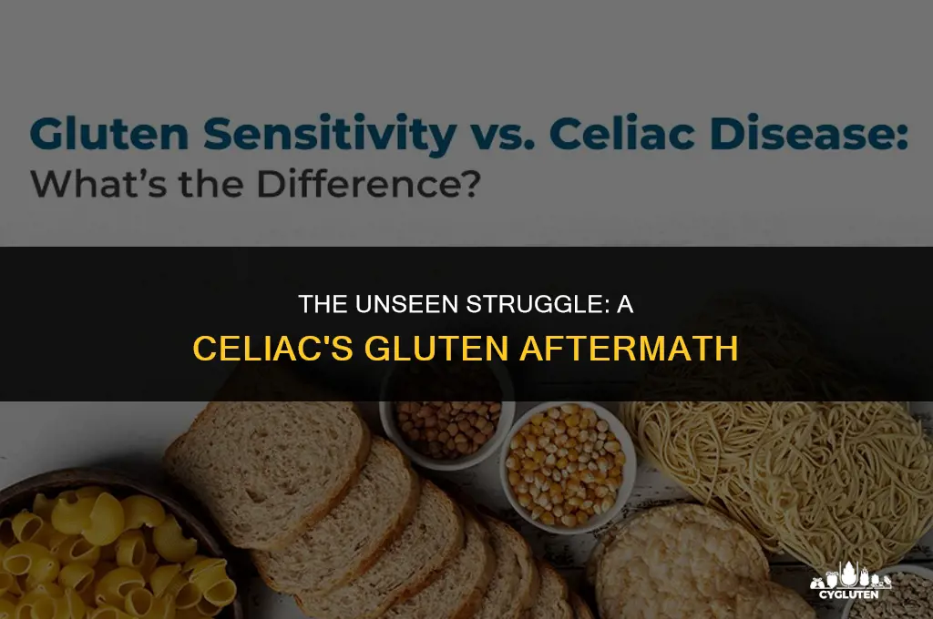 how a celiac feels after eating gluten