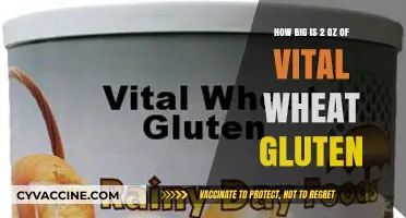 Unveiling the Size of 2 Ounces of Vital Wheat Gluten
