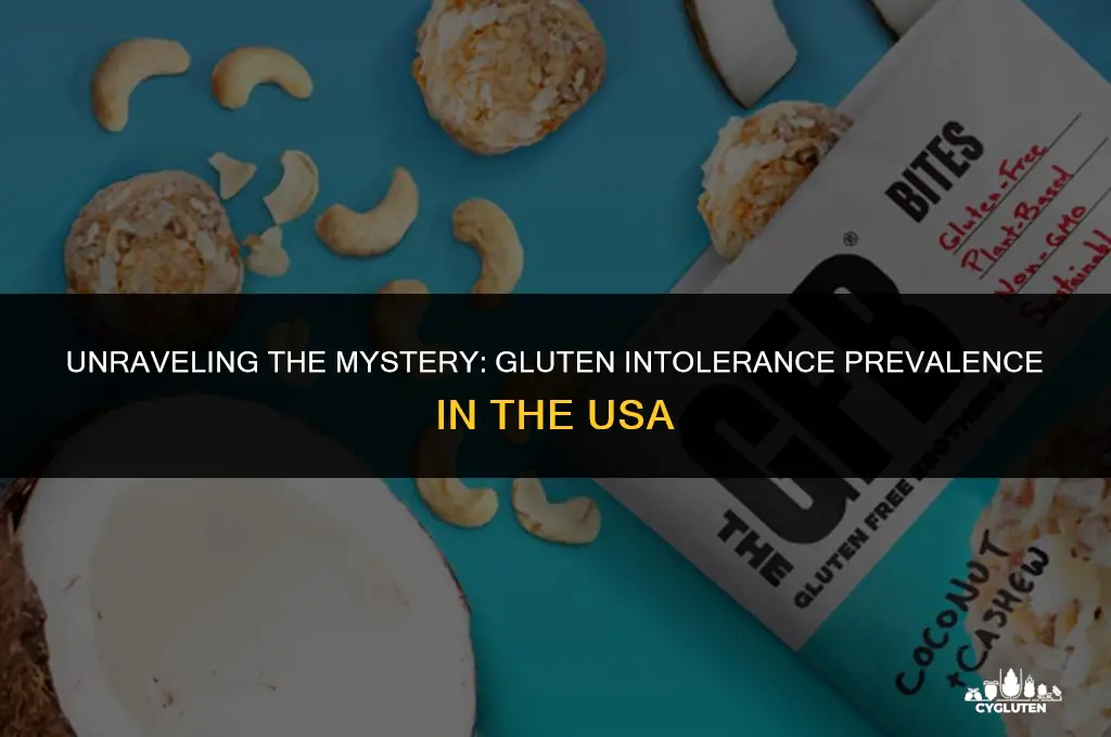 how common is gluten intolerance in the usa