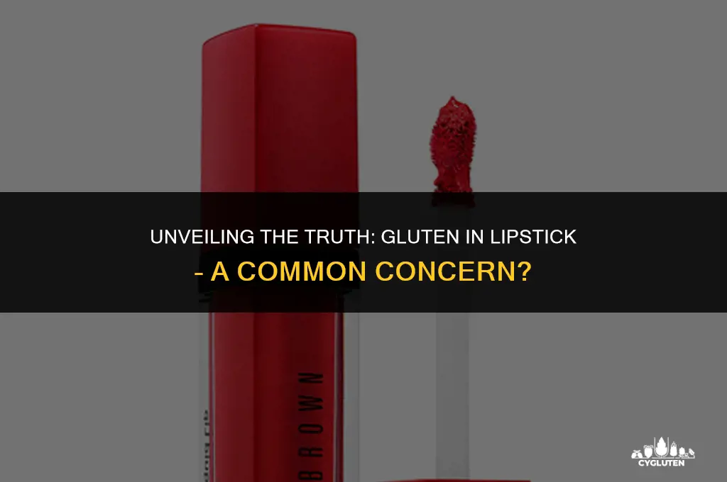 how common is it for lipstick to have gluten