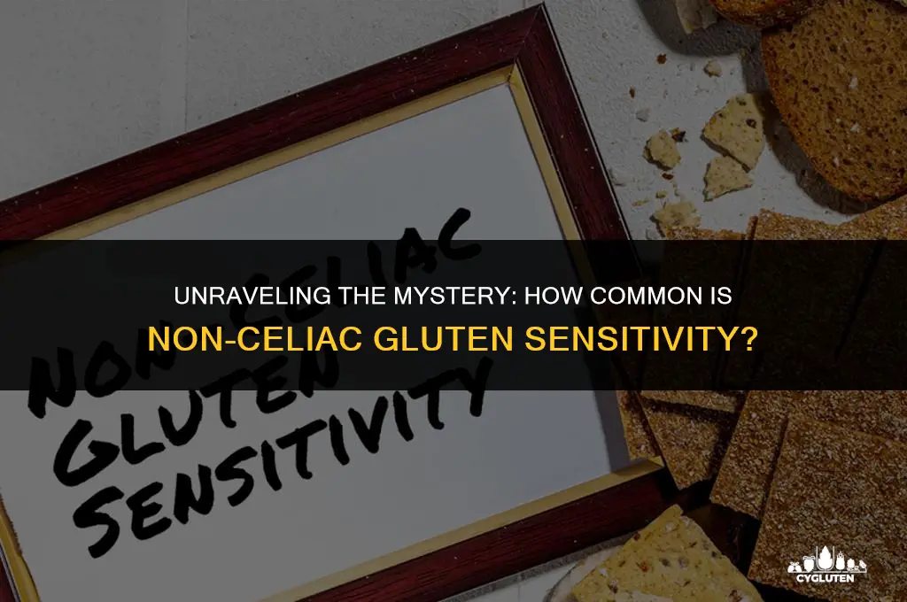 how common is non celiac gluten sensitivity