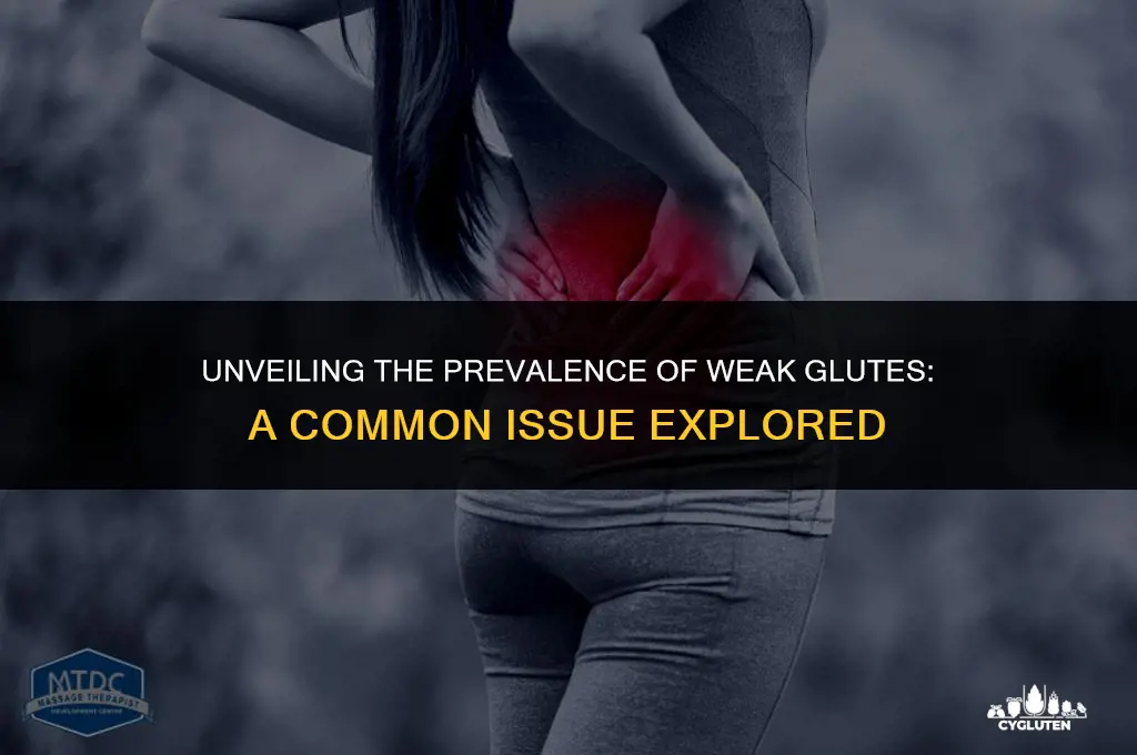 how common is problem of weak glutes