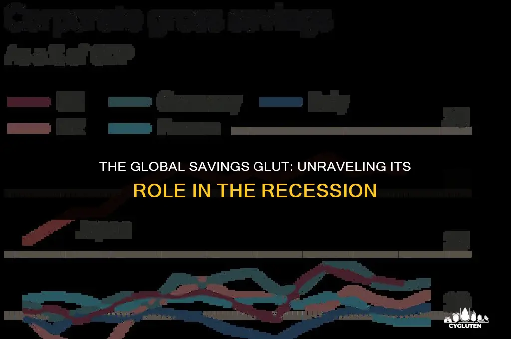 how did world wide savings glut cause recession
