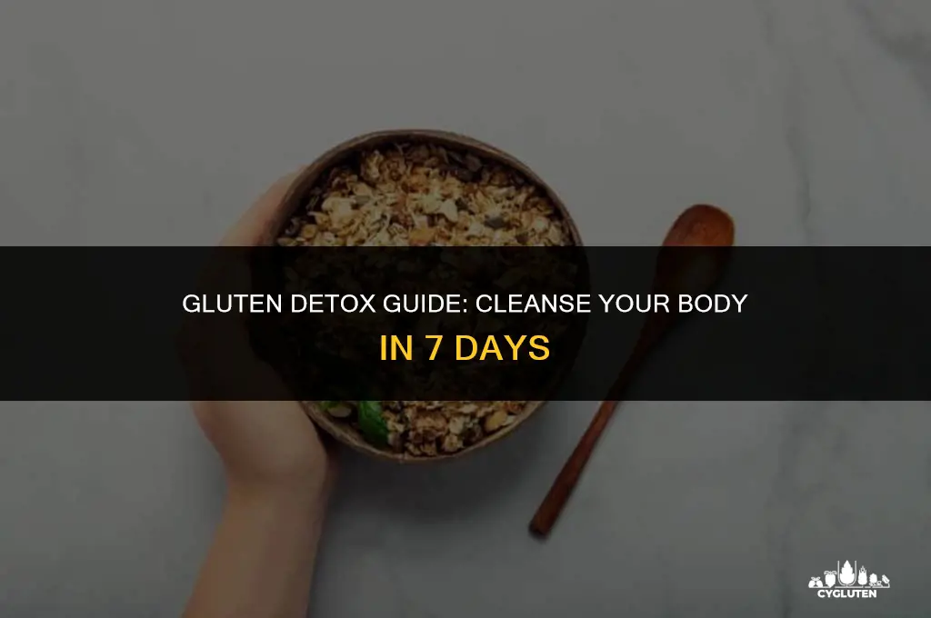 how do i detox my body from gluten