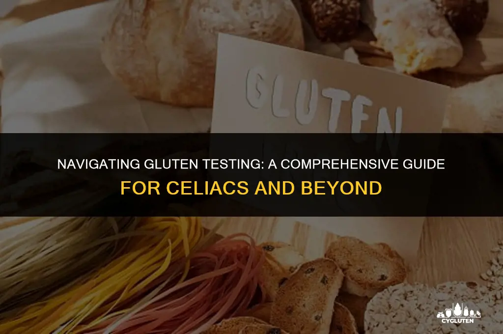 how do i get a gluten test