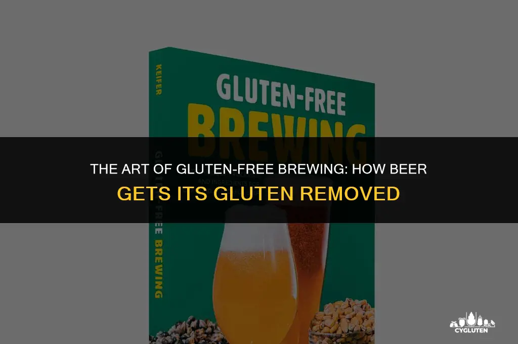 how do they remove gluten from beer