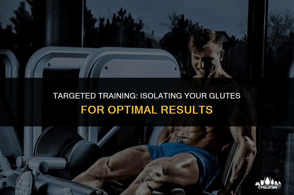 how do you isolate one glute muscle