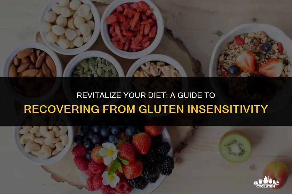 how do you recover from gluten insensativity