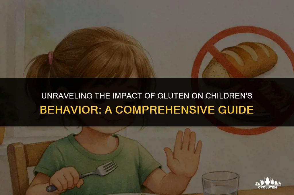 how does gluten affect children