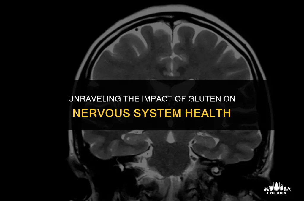 how does gluten affect the nervous system