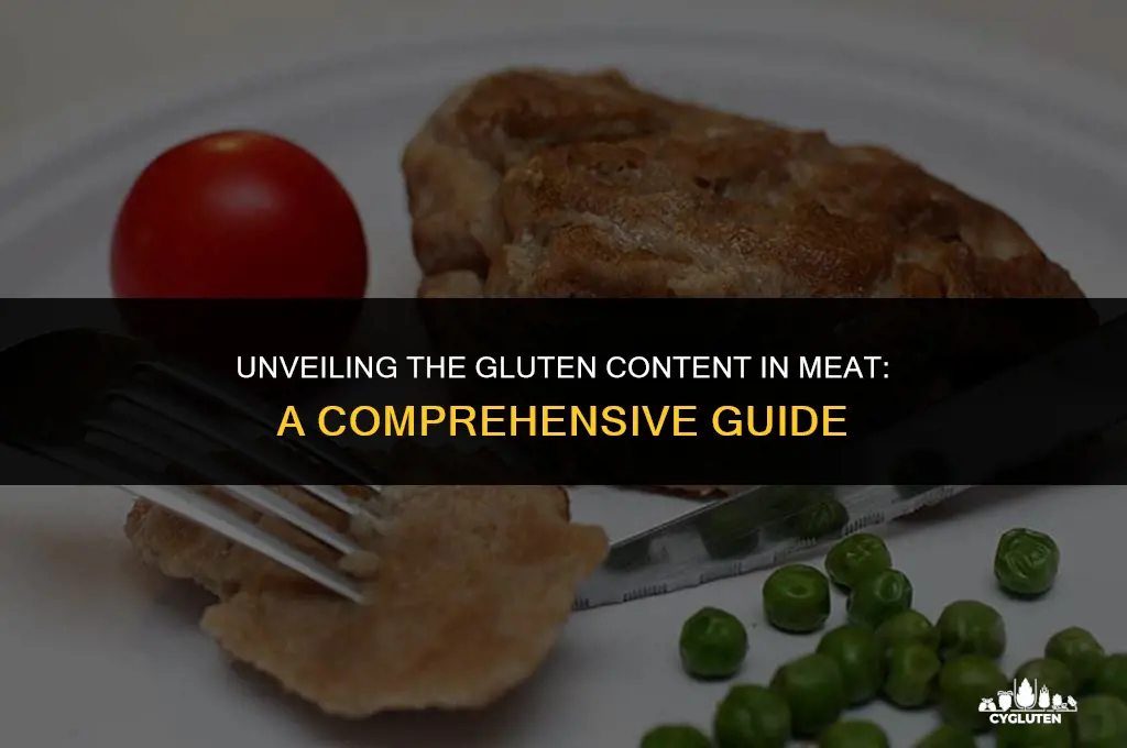 how does meat have gluten in it