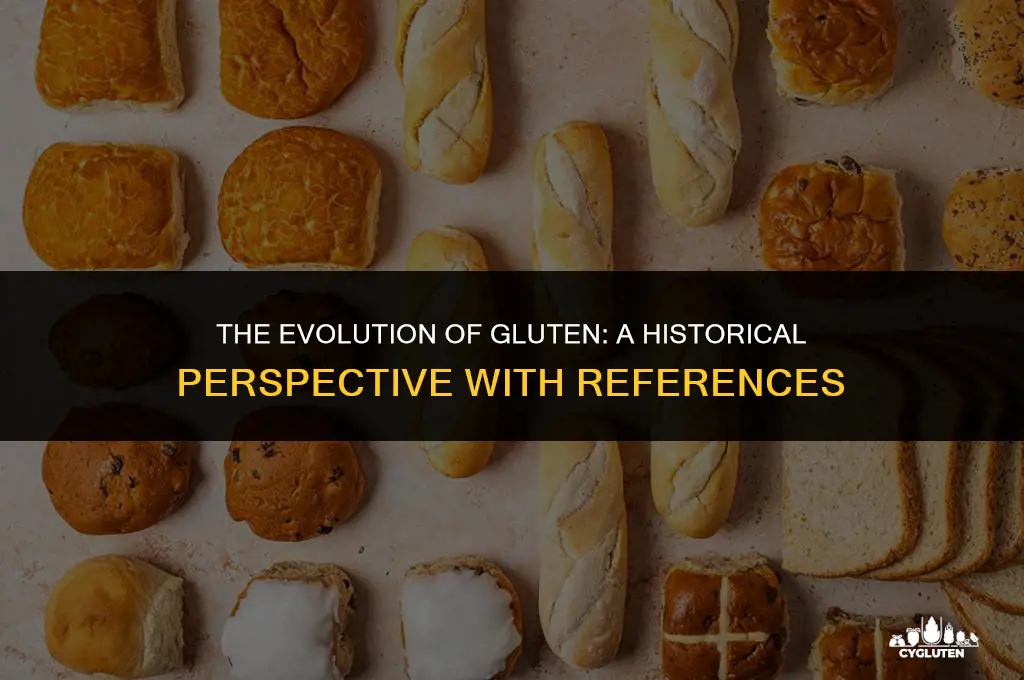 how has gluten changed over the years good citation