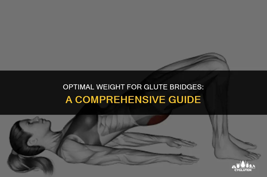 how heavy should you do glute bridges