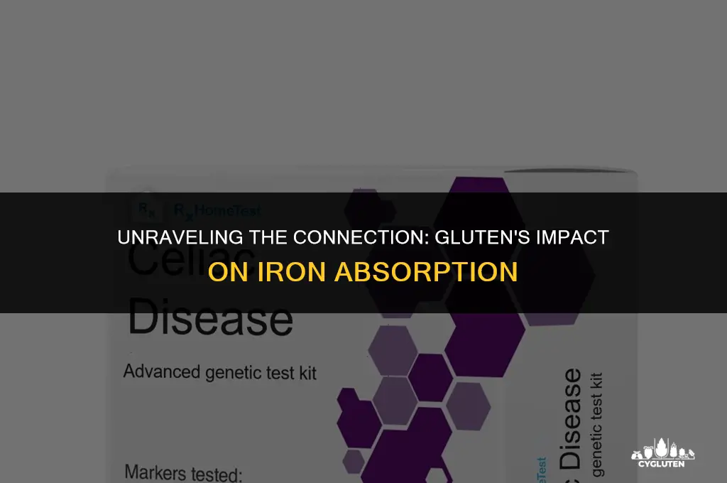 how is gluten and iron linked together