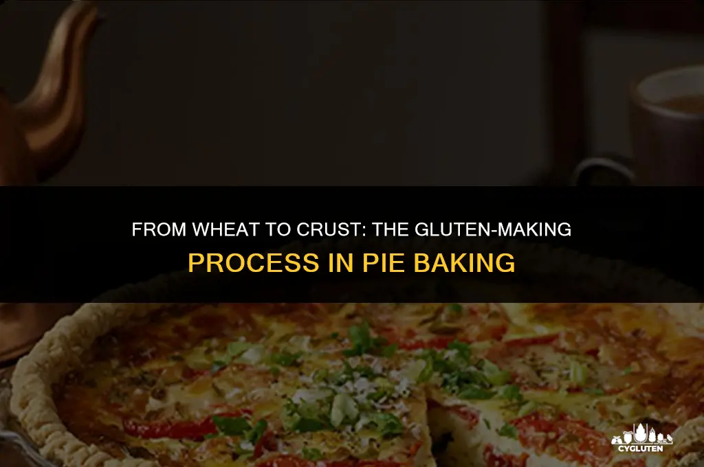 how is gluten made in pie crust