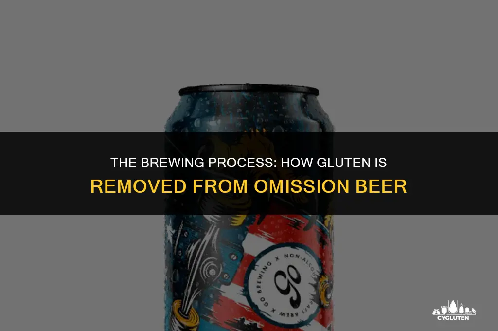 how is gluten removed from omission beer