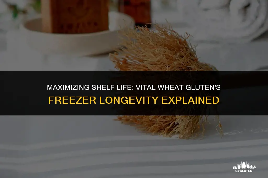 how l9ng will vital wheat gluten last in the freezer