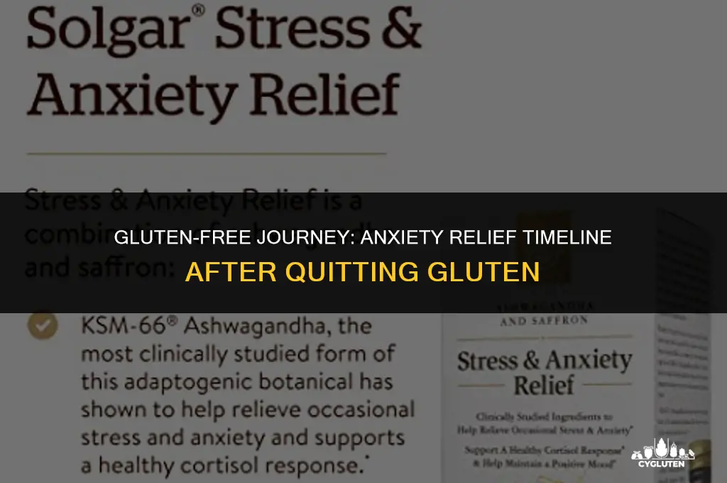 how long after quitting gluten do you feel better anxiety