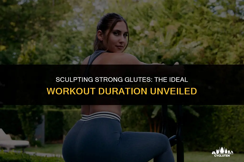 how long are you supposed to work out your glutes
