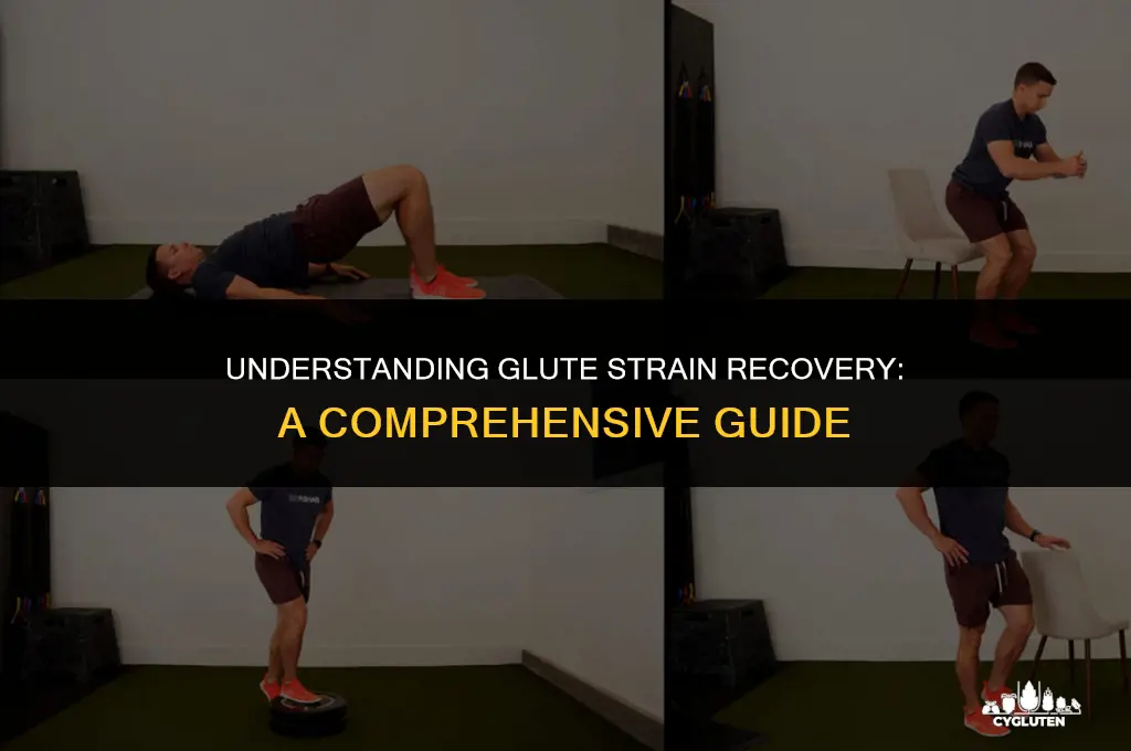 how long does a glute strain last