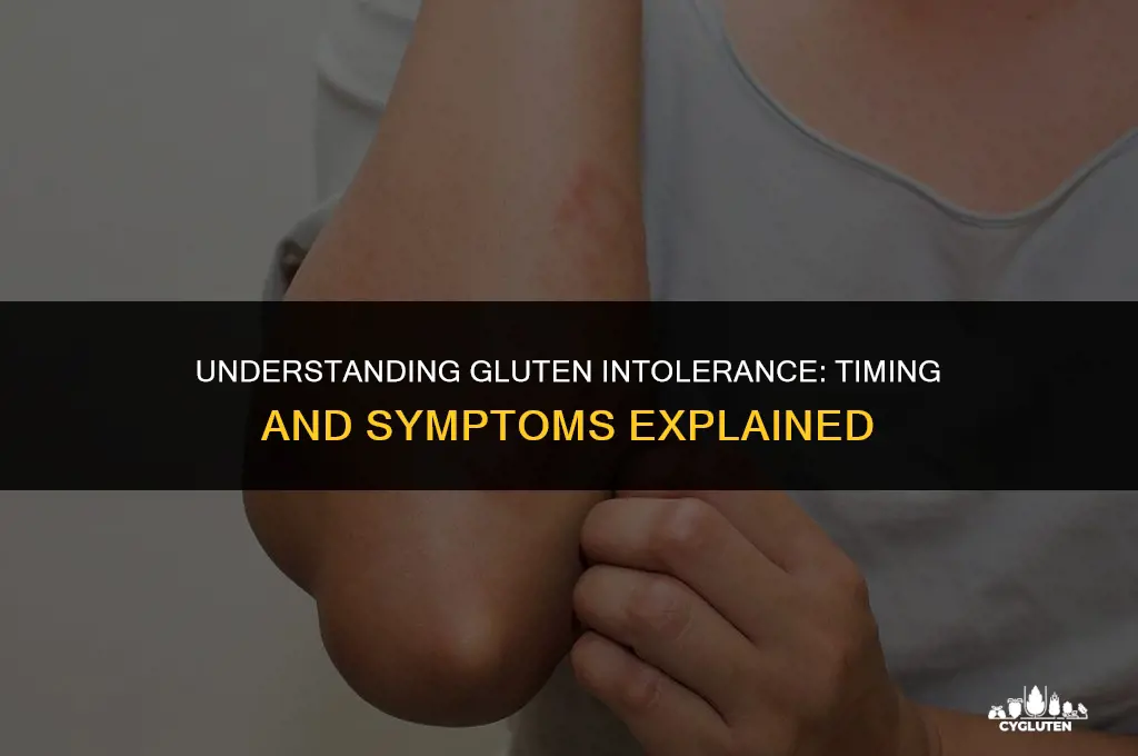 how long does gluten intolerance take to kick in