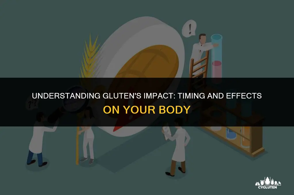 how long does gluten take to affect you