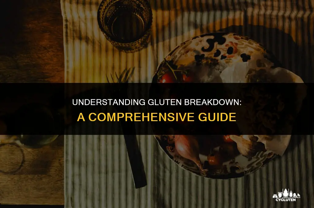 how long does it take for gluten to break down
