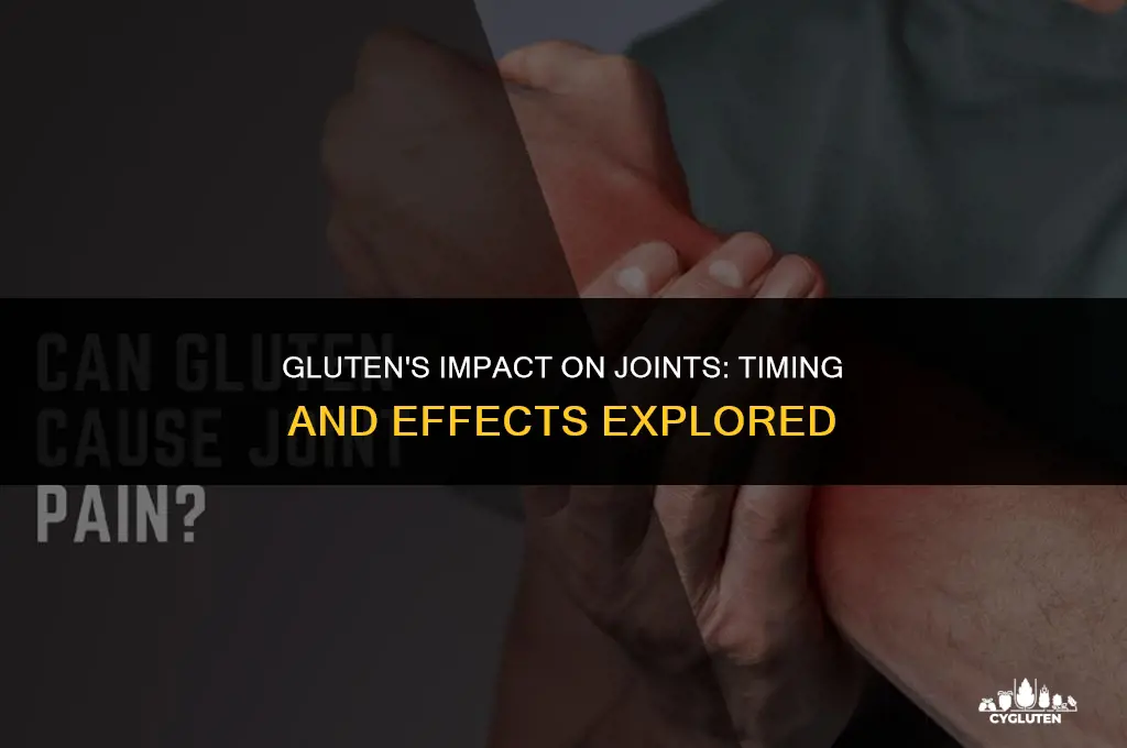 how long does it take gluten to affect joints