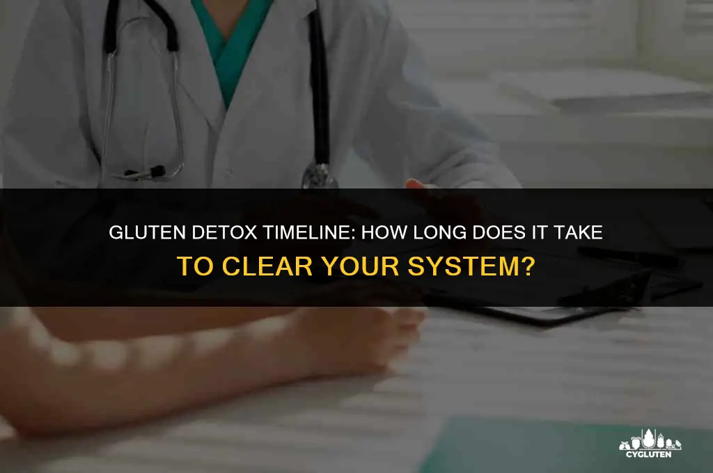 how long does it take gluten to clear your system