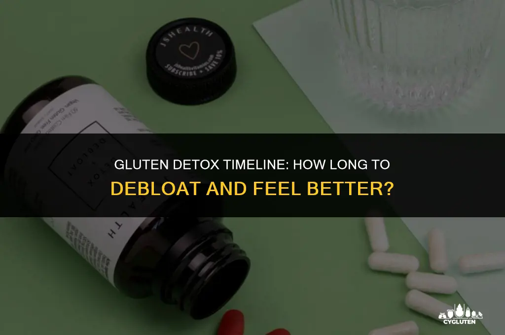 how long does it take to debloat from gluten
