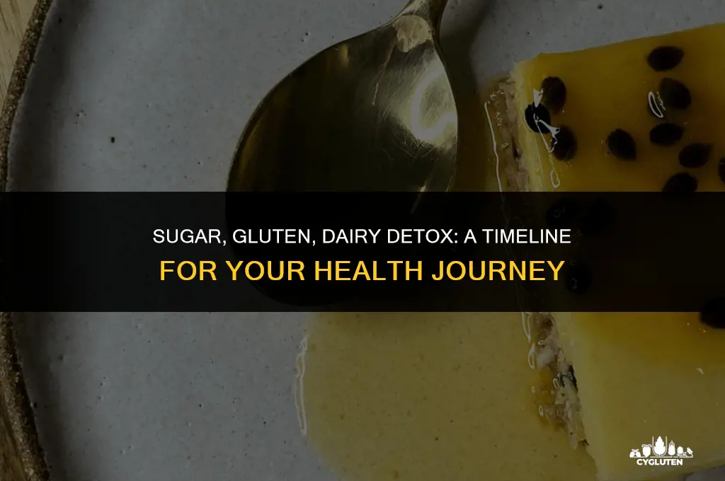 how long does it take to detox sugar gluten dairy