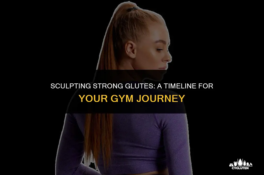 how long does it take to grow glutes at gym