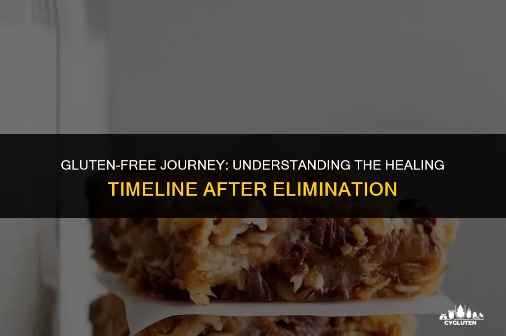 how long does it take to heal after stopping gluten