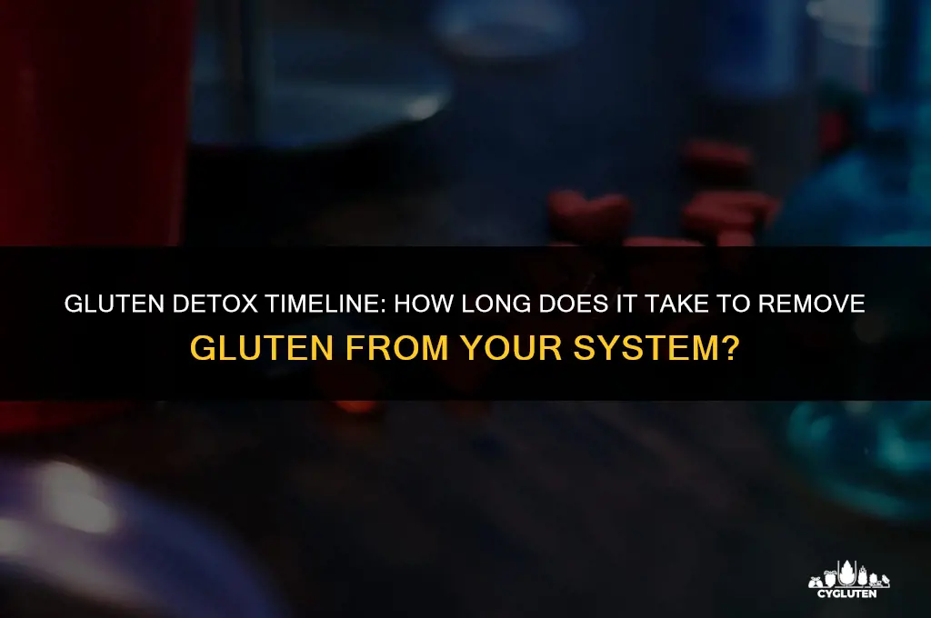 how long does it take to remove gluten from system