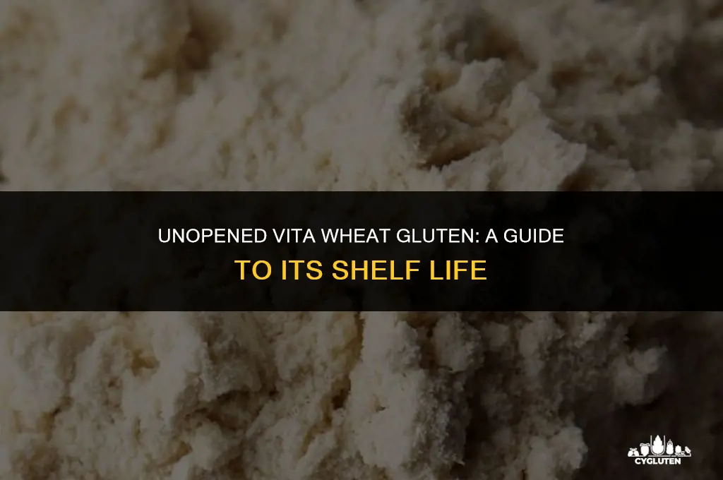 how long does unopened vita wheat gluten last