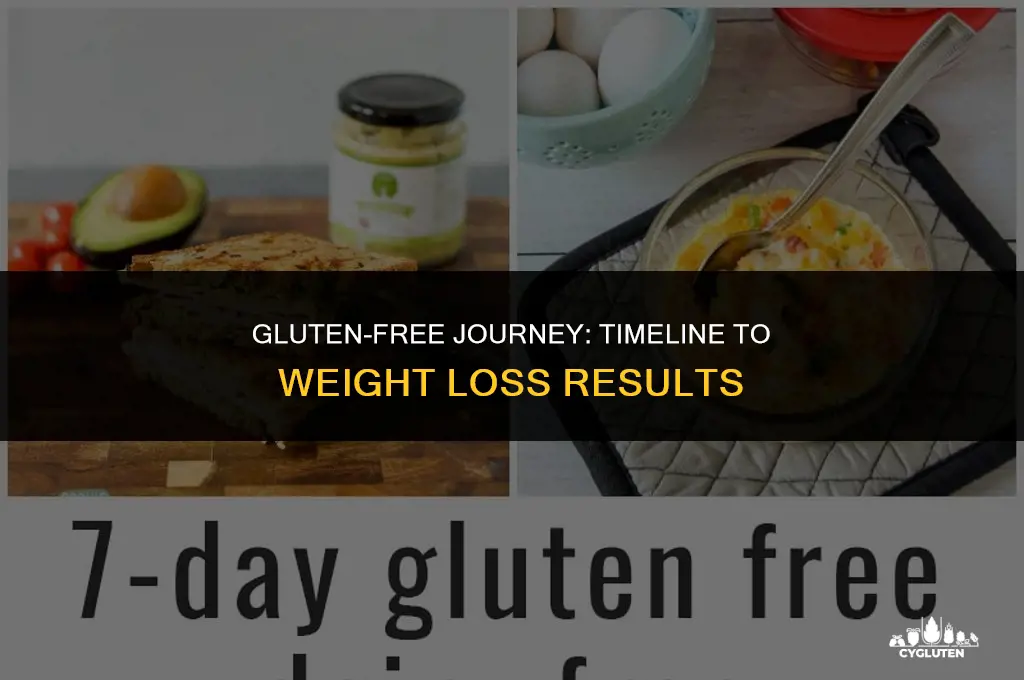 how long off gluten to see weight los