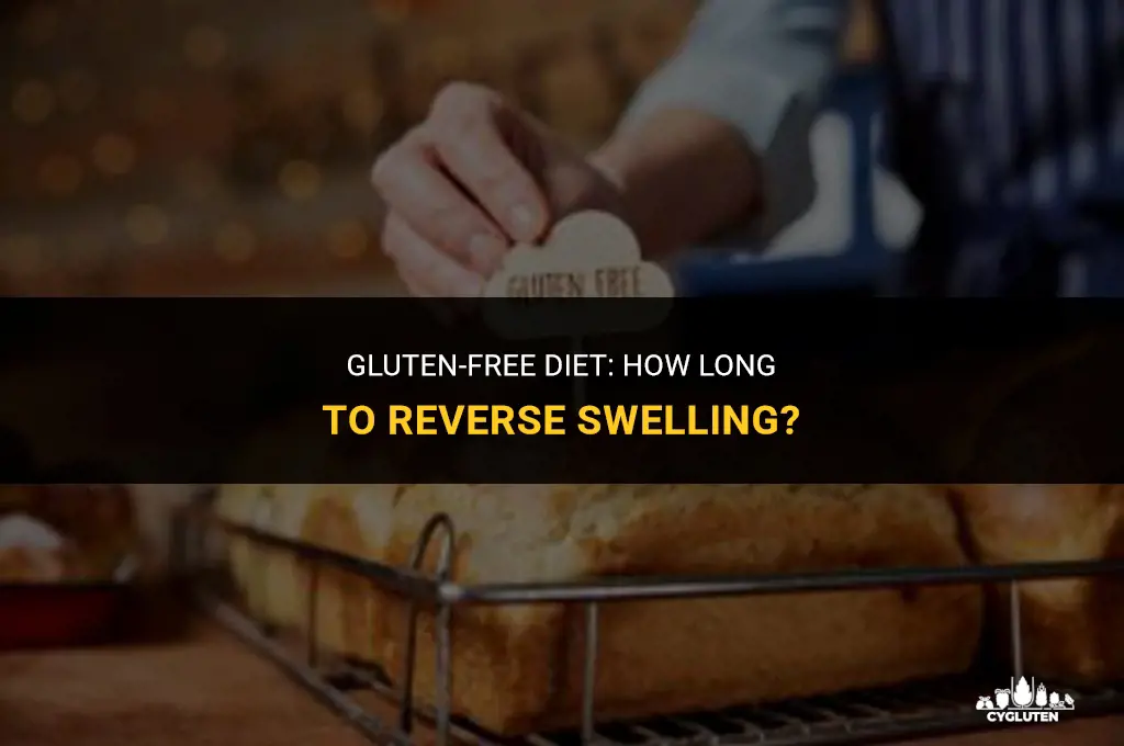 how long to aviod gluten to reverse swelling
