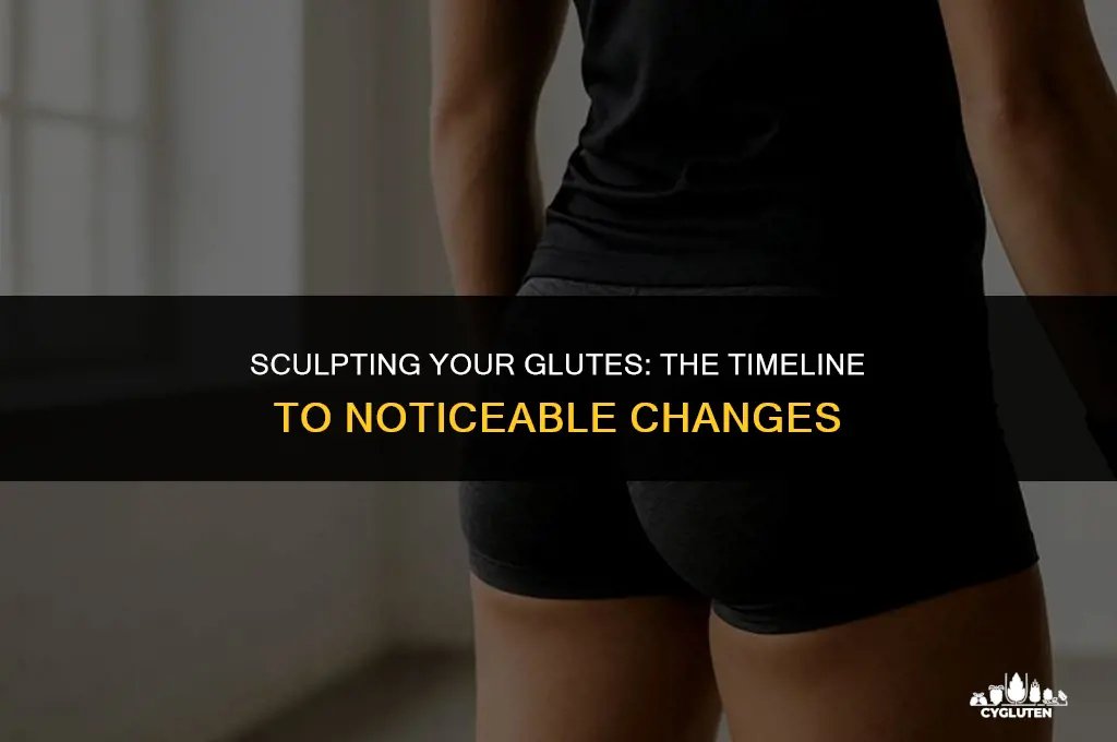 how long to see changes in glutes