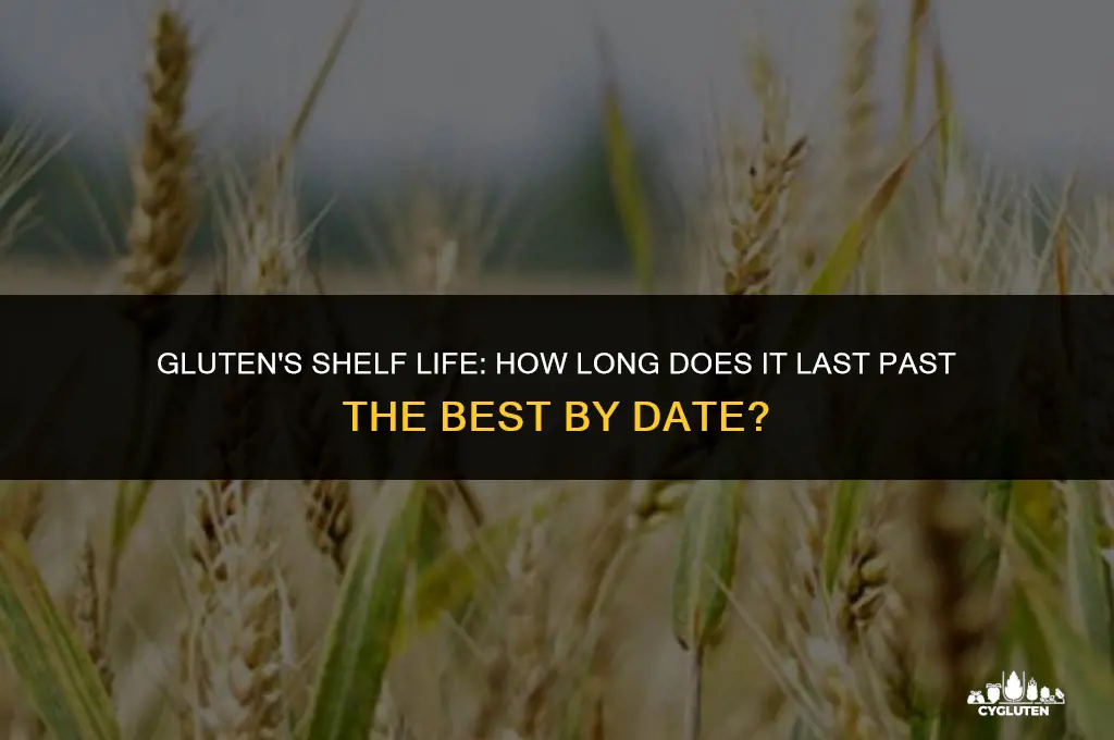 how long will gluten last past the best by date
