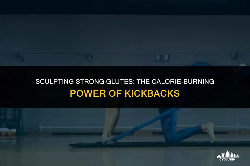 how many calories do glute kickbacks burn