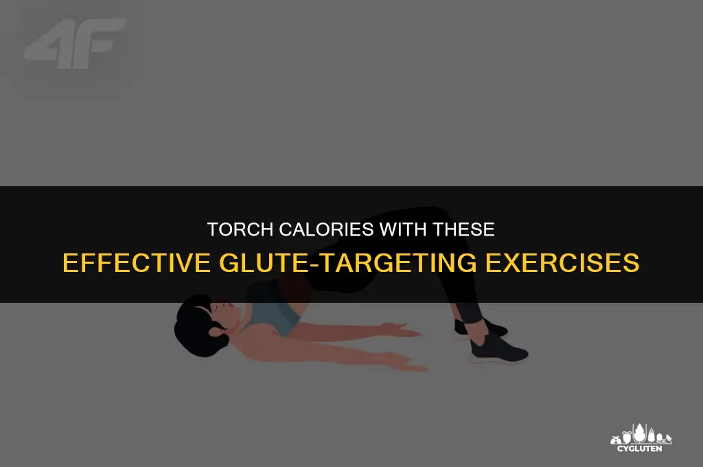 how many calories do you burn doing glute exercises