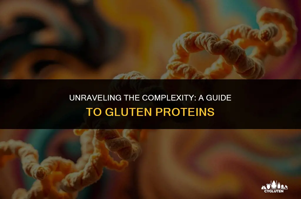 how many different gluten proteains are there