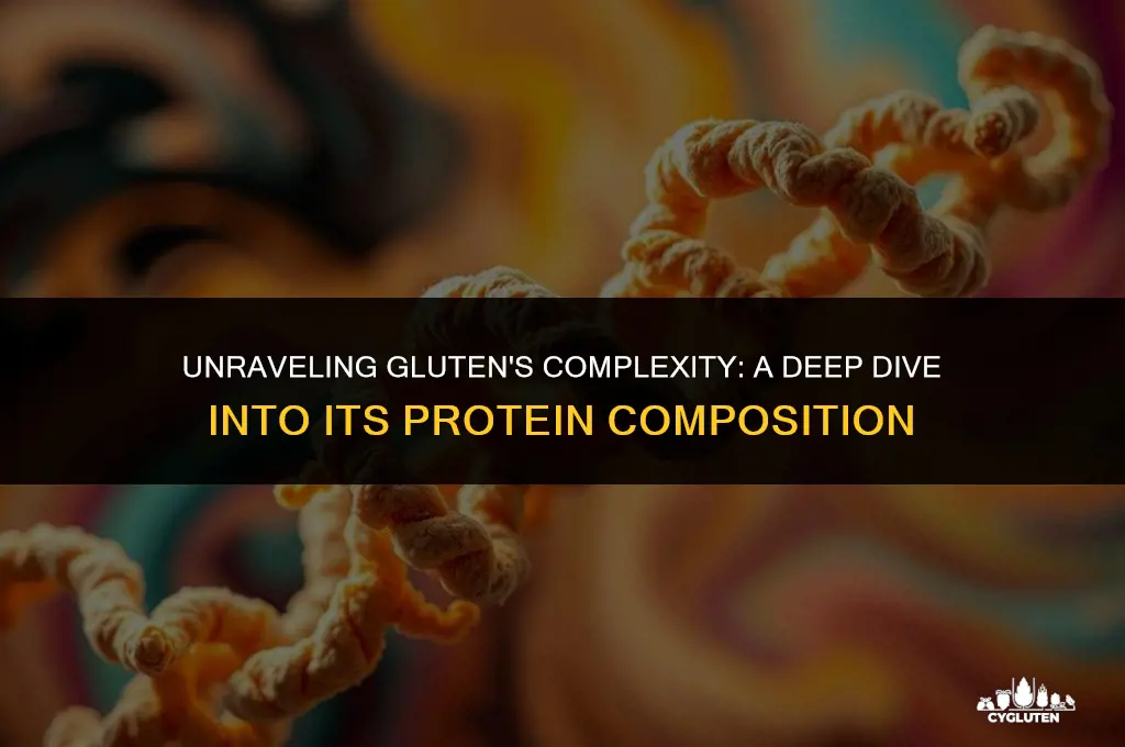 how many different proteins is gluten made up of