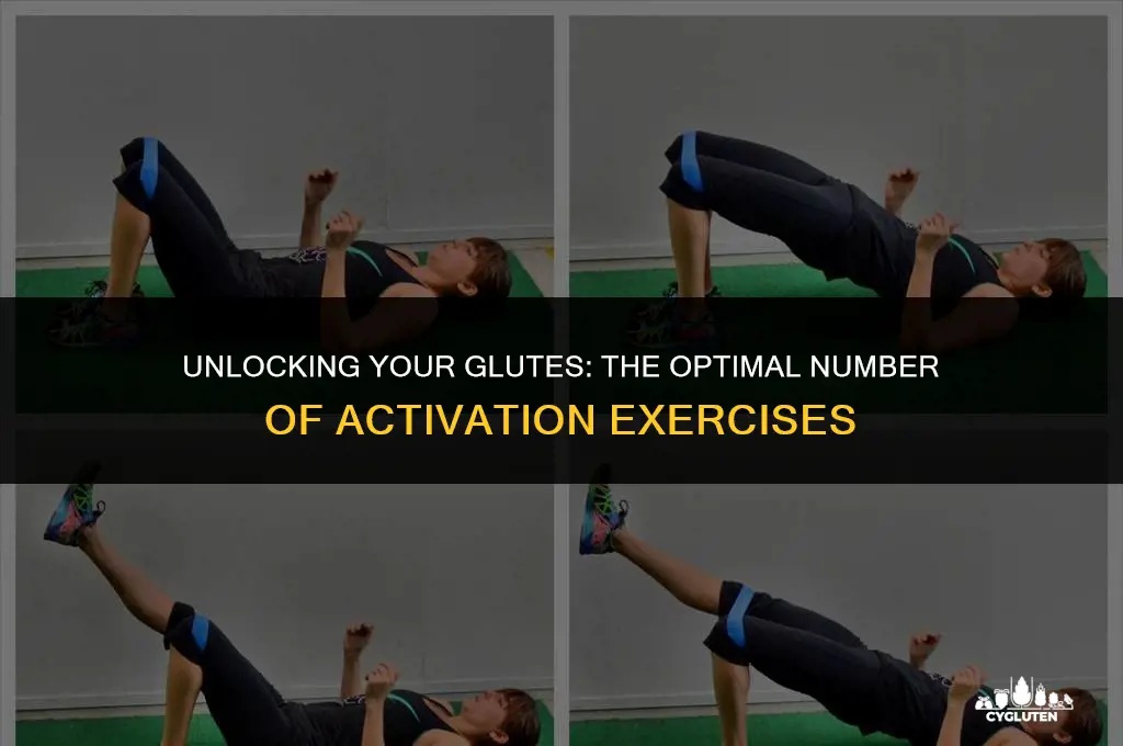 how many glute activation exercises should i do