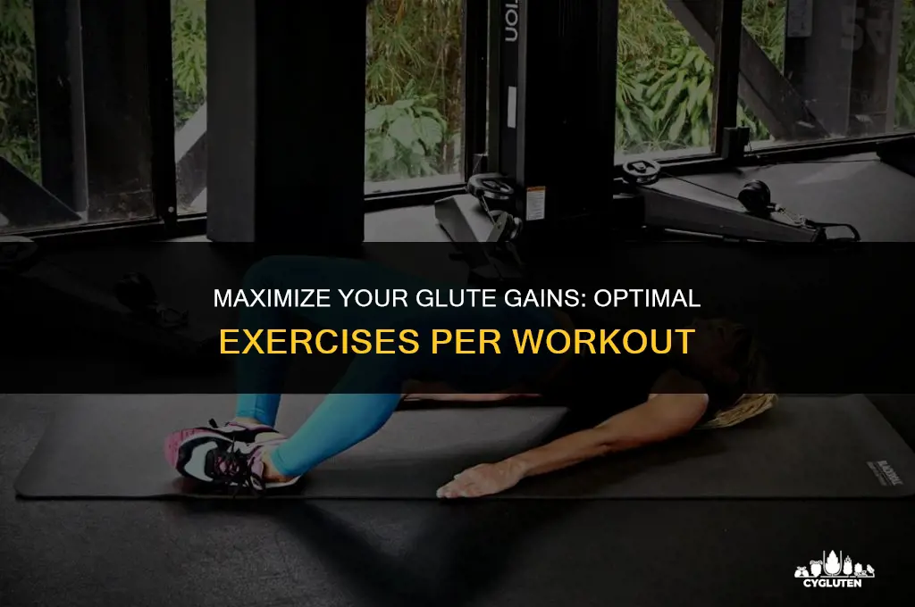 how many glute exercises per workout to build muscle