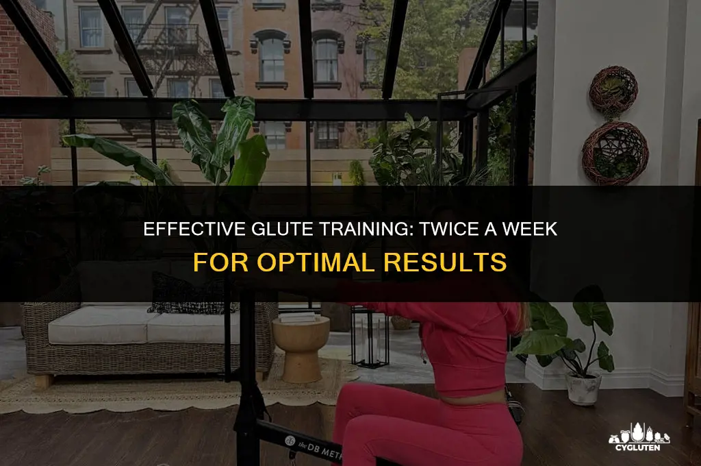 how many reps glutes if training twice per week