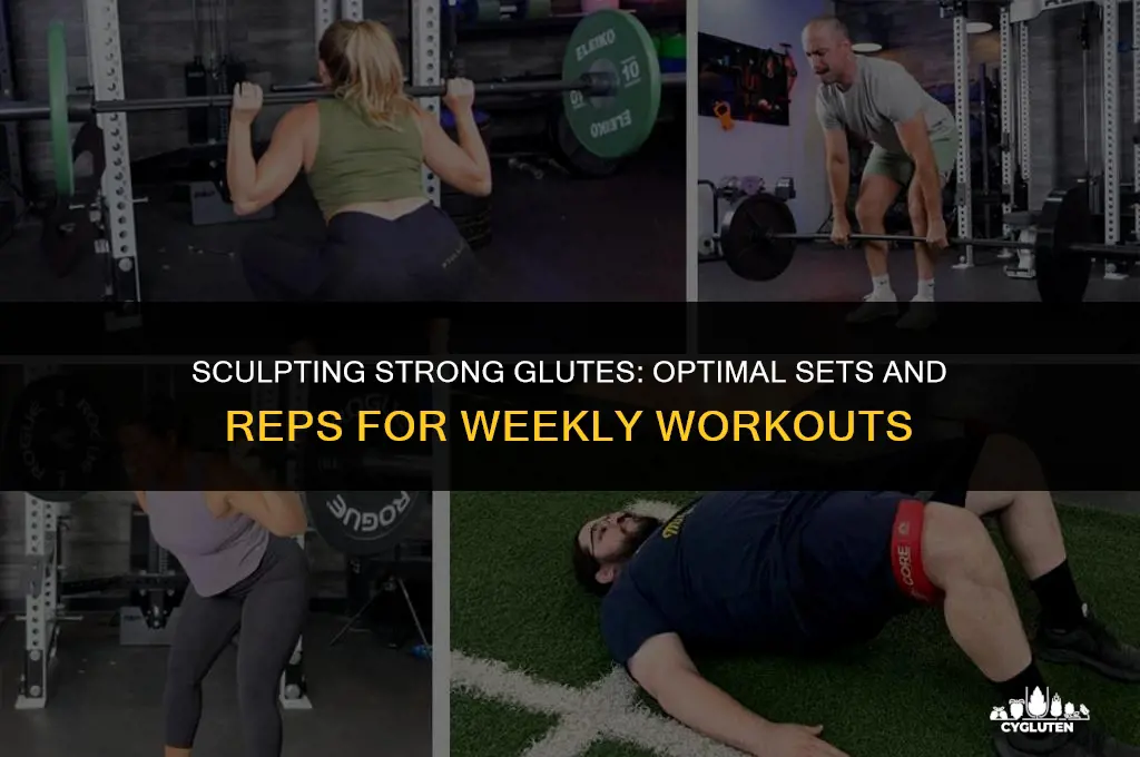 how many sets for glutes per week