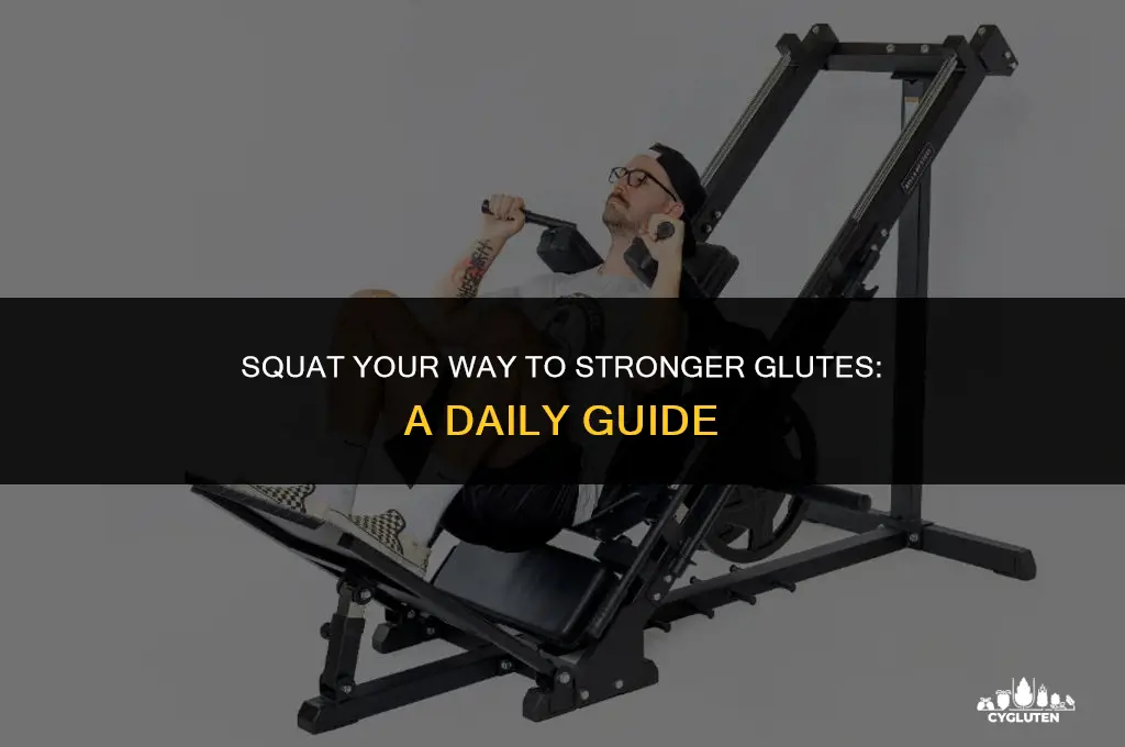 how many squats per day to build glutes